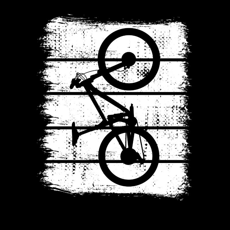 Mountain biker drawing