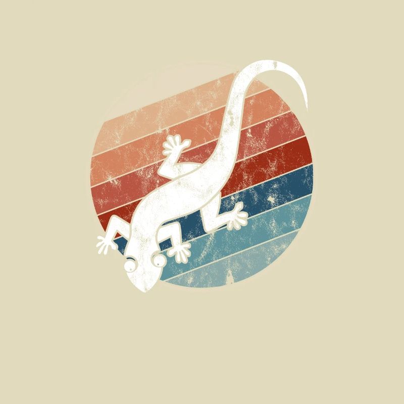 Eidechse Retro