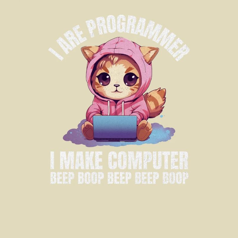 Ich bin Programmierer. Ich mache Computer Beep