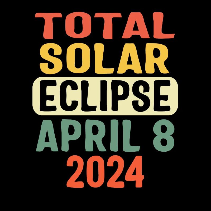 Chemise d’éclipse solaire, éclipse totale de Soleil le 8 avril
