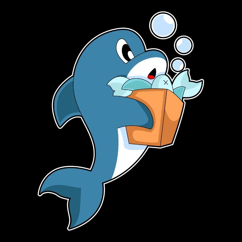 Dolphin Shopping Bag Fish