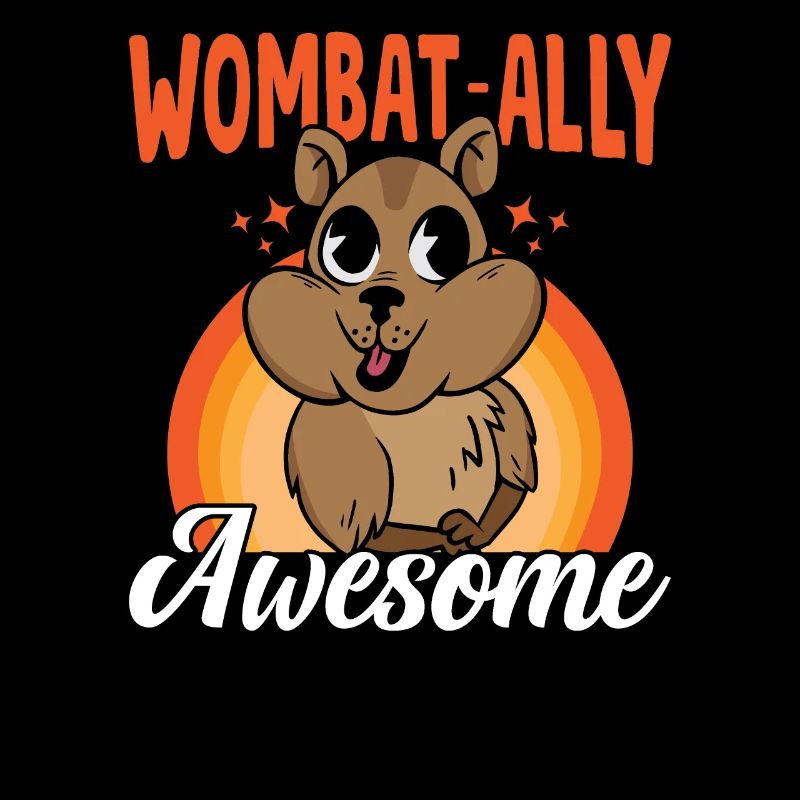 Wombat-verbündeter Awesome Wombat Australian