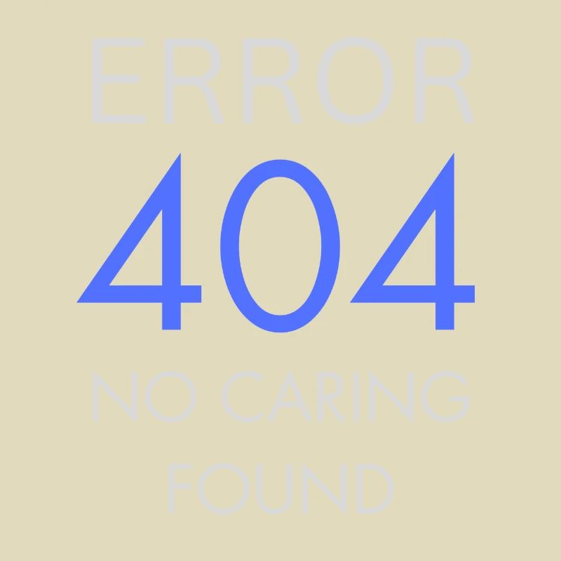 Error 404 no caring found