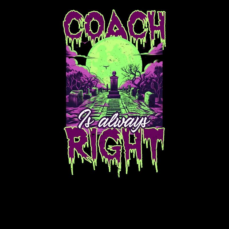 Halloween Coach Coach Is Right Graveyard