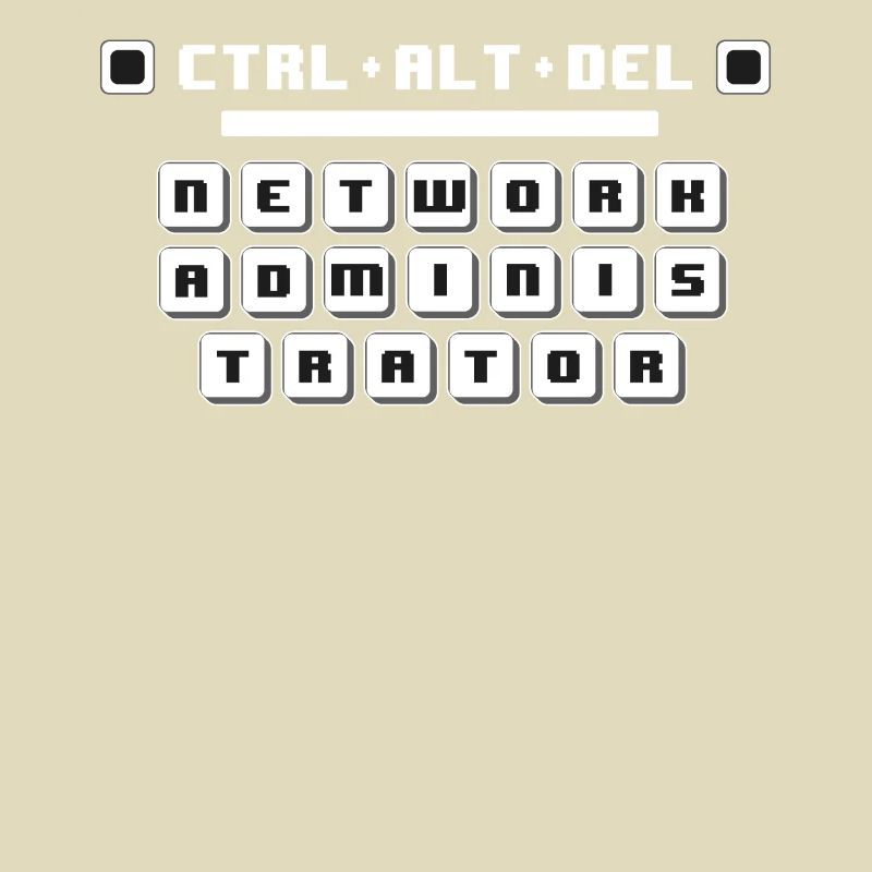 CTRL ALT DEL Funny Network Admin Computer Tech Sup