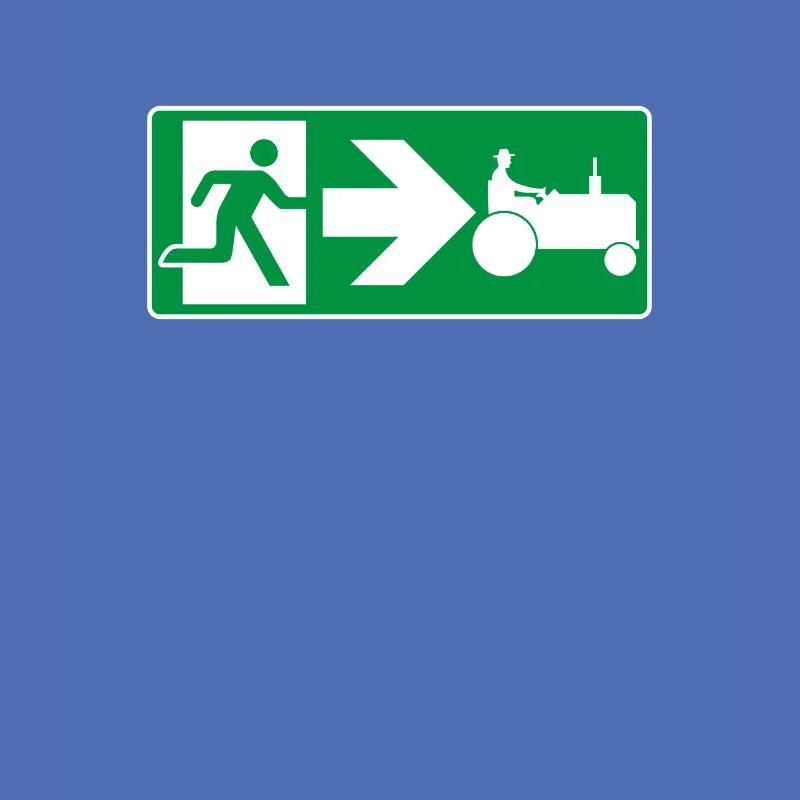 Emergency Exit Tractor Tractor Driver