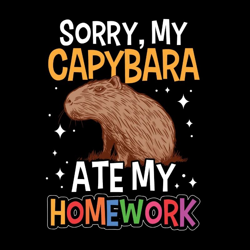Capybara a mangé des devoirs capybara