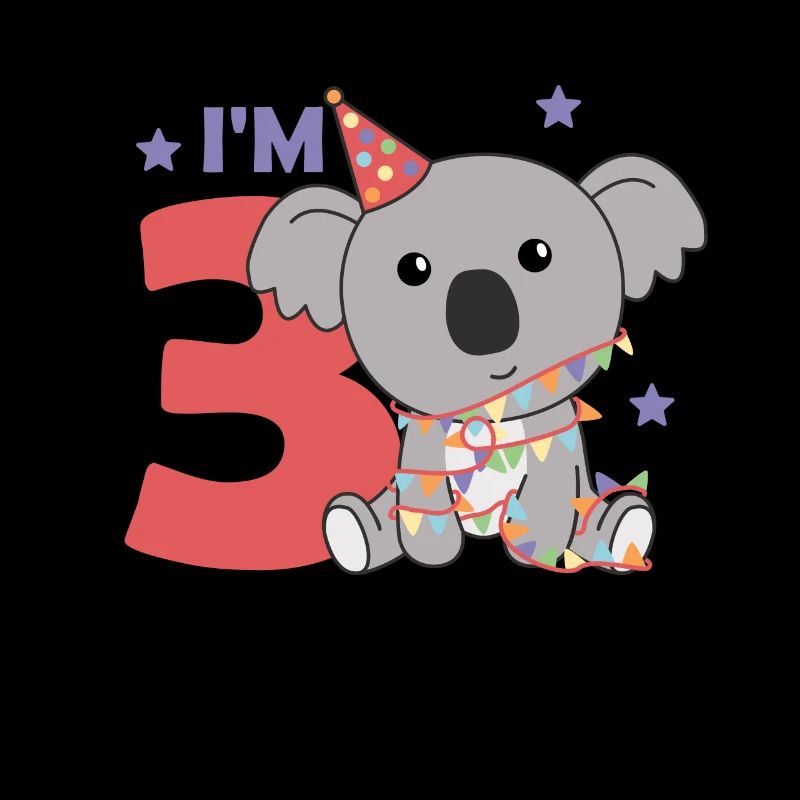 Koala for third birthday for children 3 years
