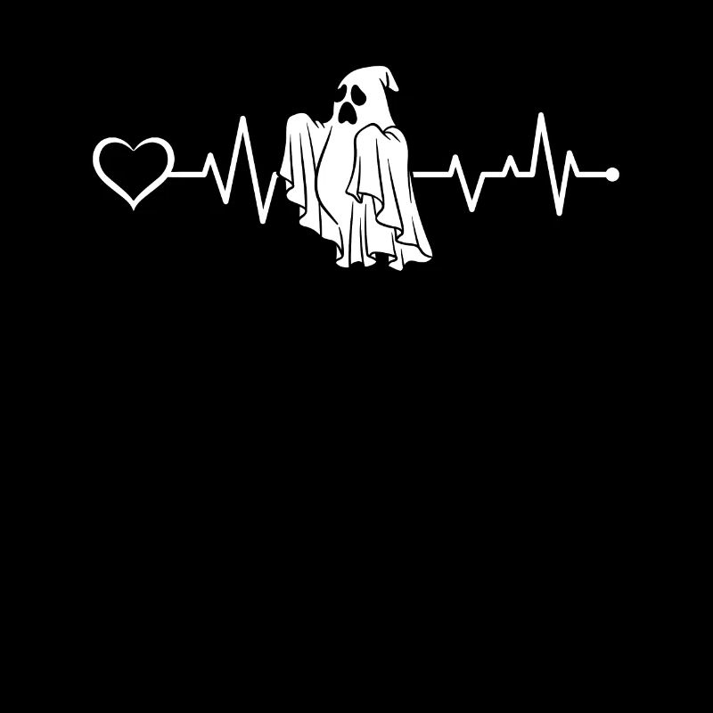Halloween Ghost Heartbeat Ghost Halloween