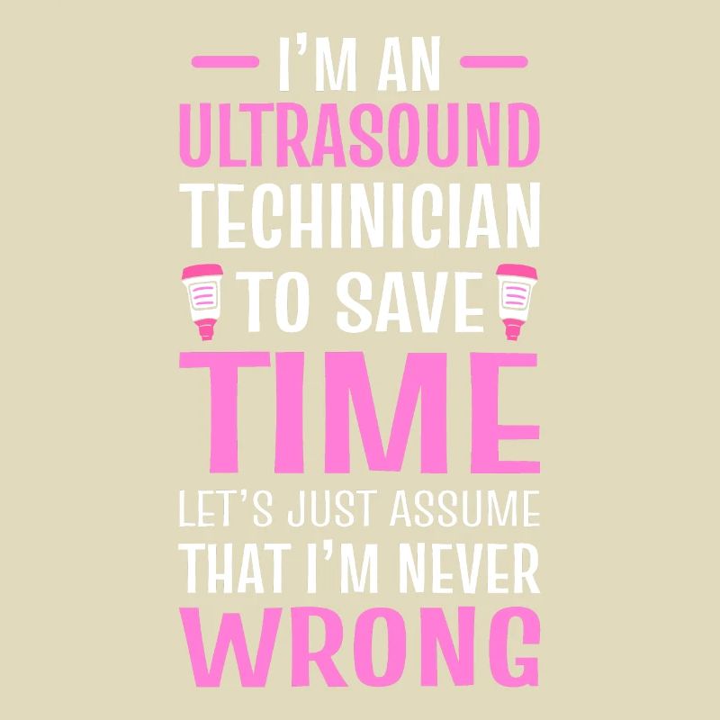 Ultraschalltechniker Ich bin ein