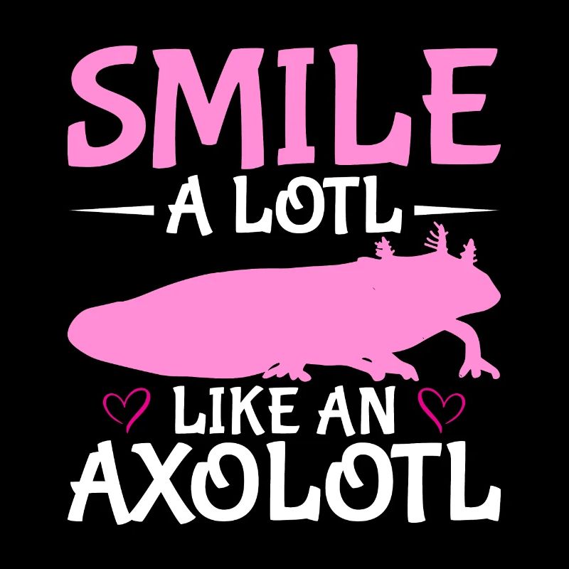 Lächle Viel Wie Ein Axolotl