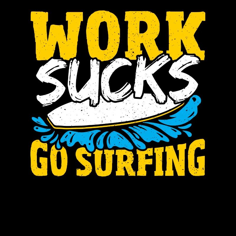 Surfer Planche De Surf Travail Sucer Aller Surfer