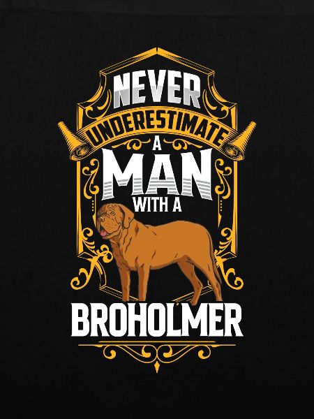 Mann mit Broholmer unterschätzen Broholmer