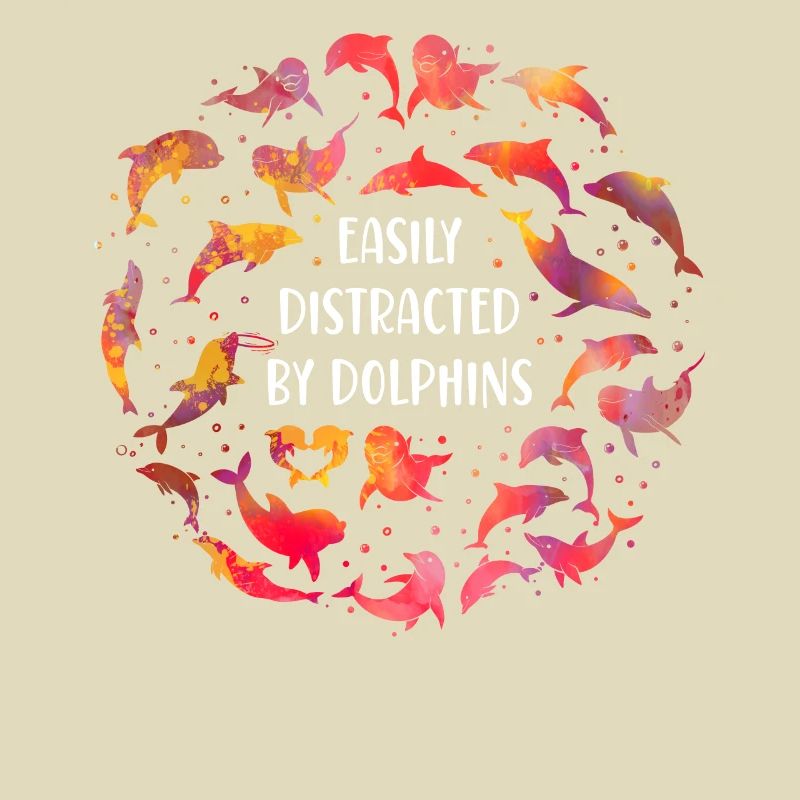Dolphin Easily Distracted By