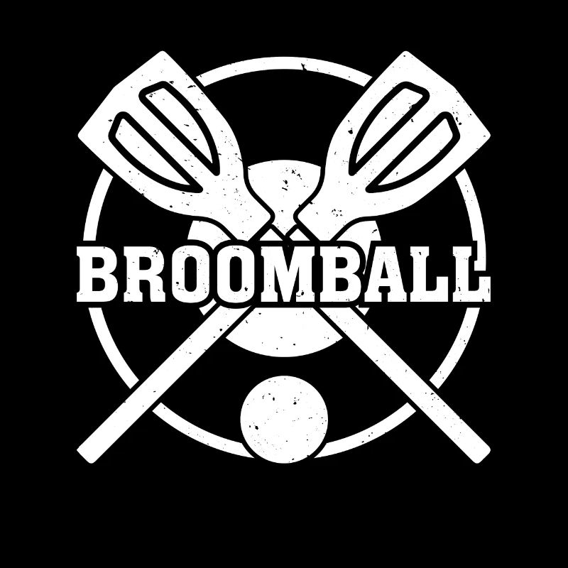 Playing Broomball Player Broomball Sport Broomball