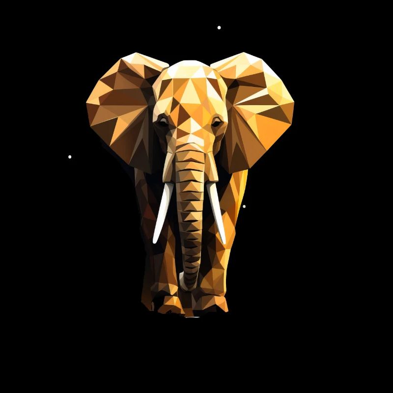 Geometric Style Elephant