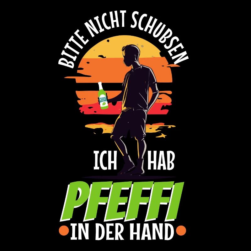 Bitte nicht schubsen ich hab Pfeffi in der Hand