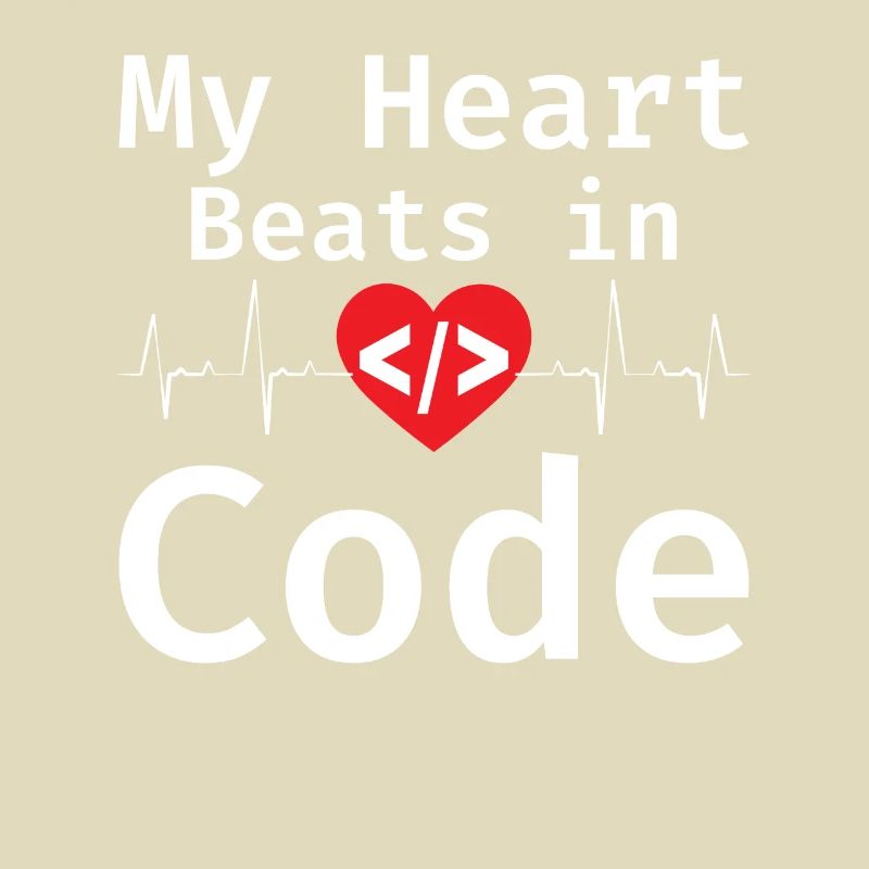 My Heart Beats In Code Programmer Humor Programmin