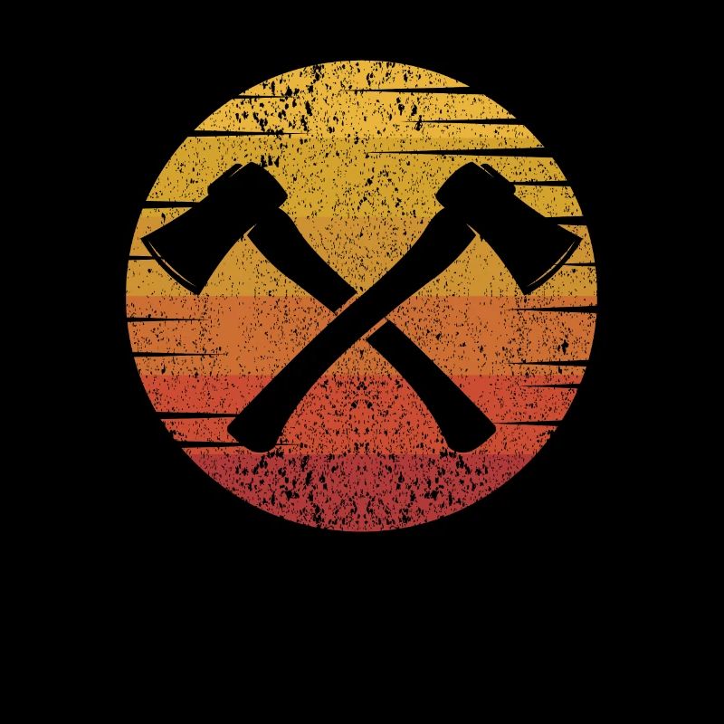 Retro Axe Throwing Game Competition Professional