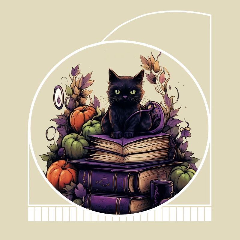 Cottagecore Witch's Reading Corner Halloween Gemütlich