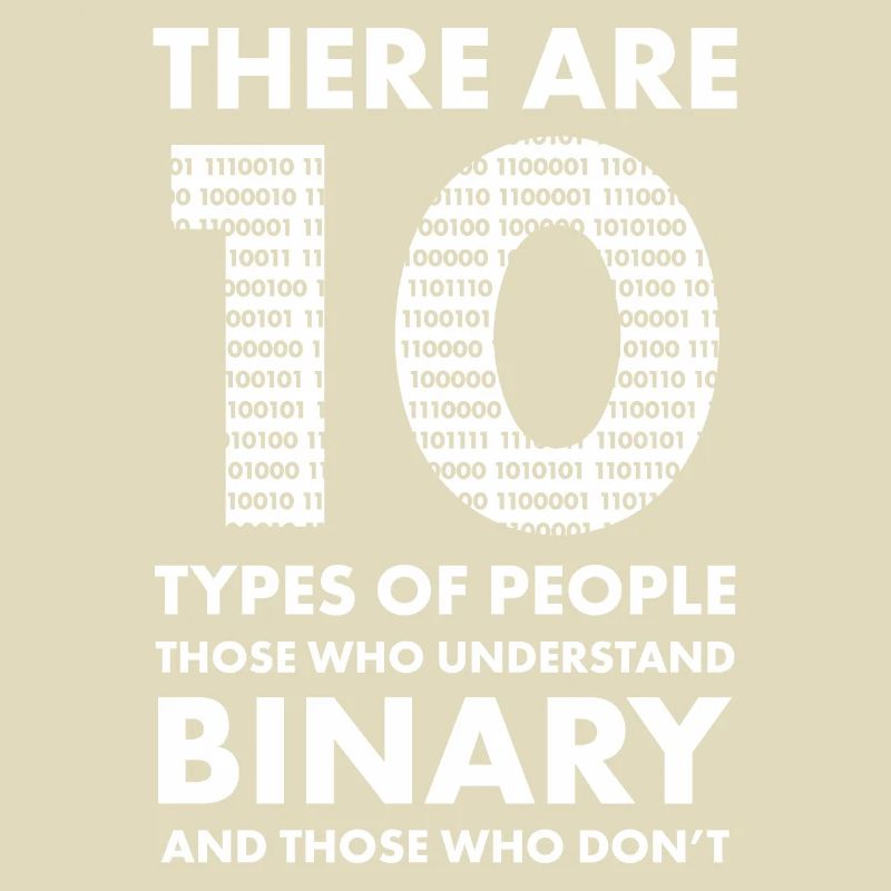 10 Types Of People Binary Funny Programming Geek