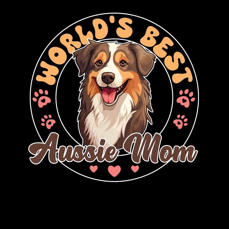 Australian Shepherd Red Tri Groovy Aussie mom