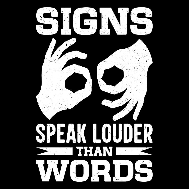 Deaf-mute sign language