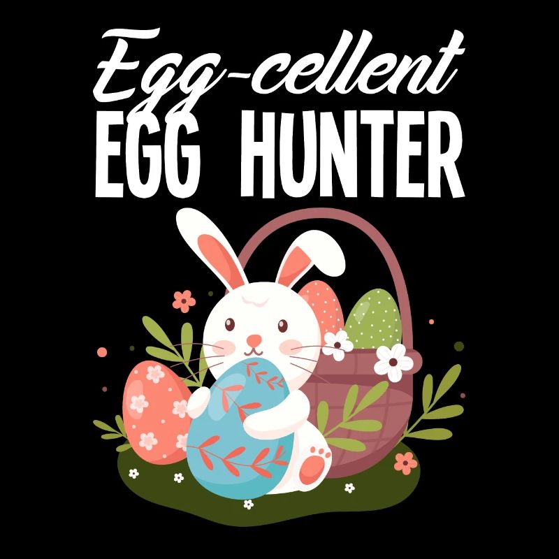 Wunderbarer Eier Jäger Osterhase Ostern