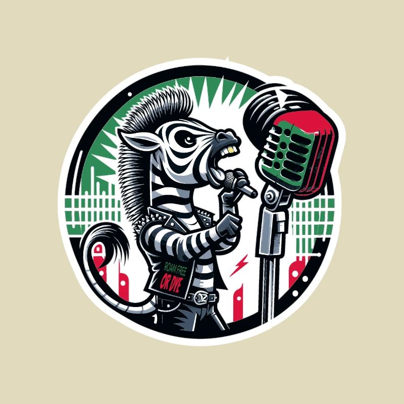 Zebra Roam Free oder Dye, Mic Drop