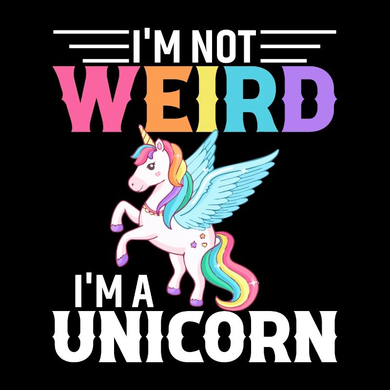 Ich bin nicht komisch, ich bin ein Einhorn