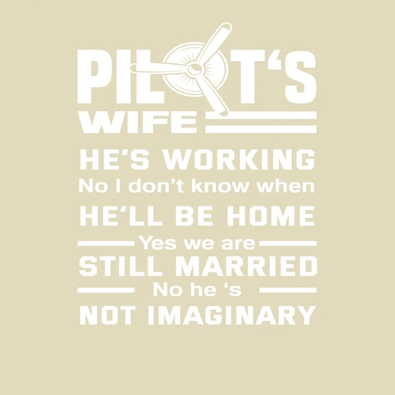 Pilot Ehefrau Frau Piloten