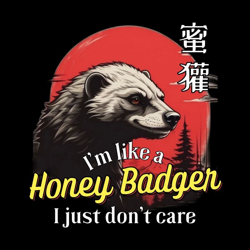 Ich bin wie ein Honigdachs - es ist mir einfach egal.