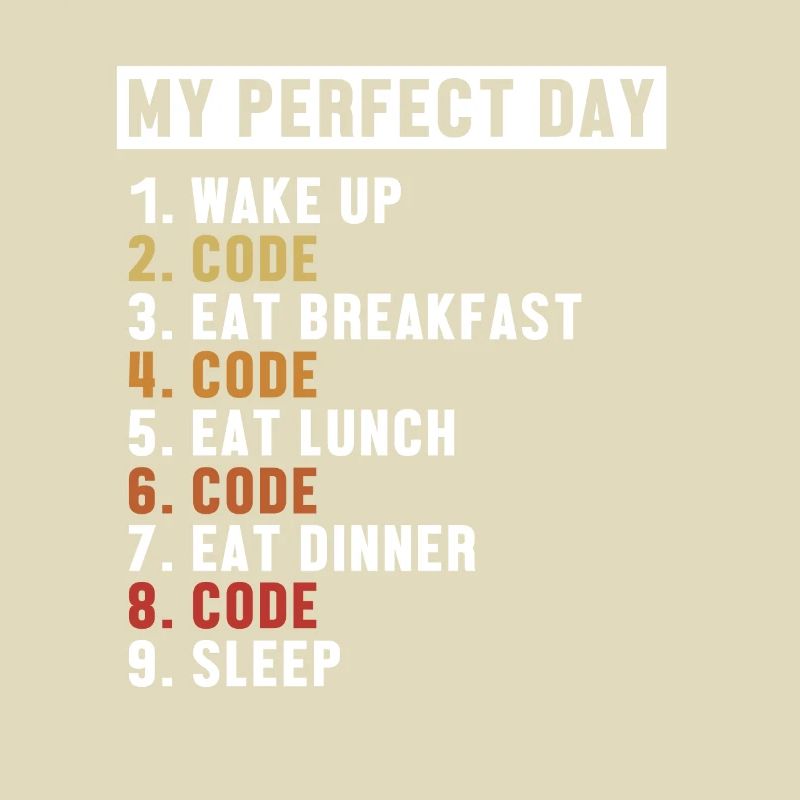 Coding Perfect Day Developer Software Engineer