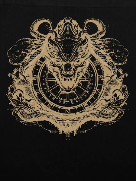 Ancient Compass Dragon Sculptured Navigation