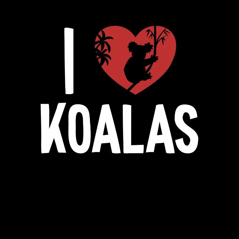 Ich liebe Koalas Koalabär Eukalyptus-Liebhaber Koala