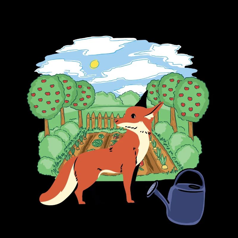 Fuchs Garten Gießkanne Hobbygärtner Gartenbau