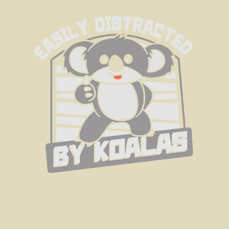 Easily Distracted By Koalas Koalabear Eucalyptus
