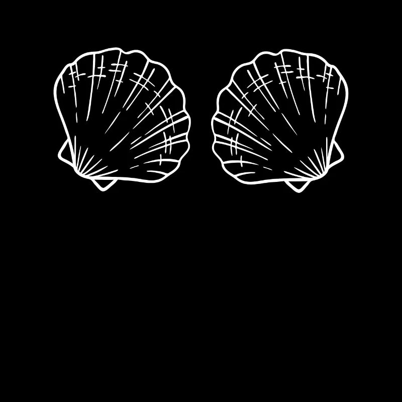 Muschel-BH BH Shell Shelling Bag Seashell