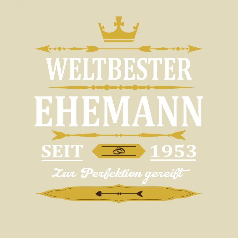 Weltbester Ehemann Seit 1953 Vintage Hochzeitstag