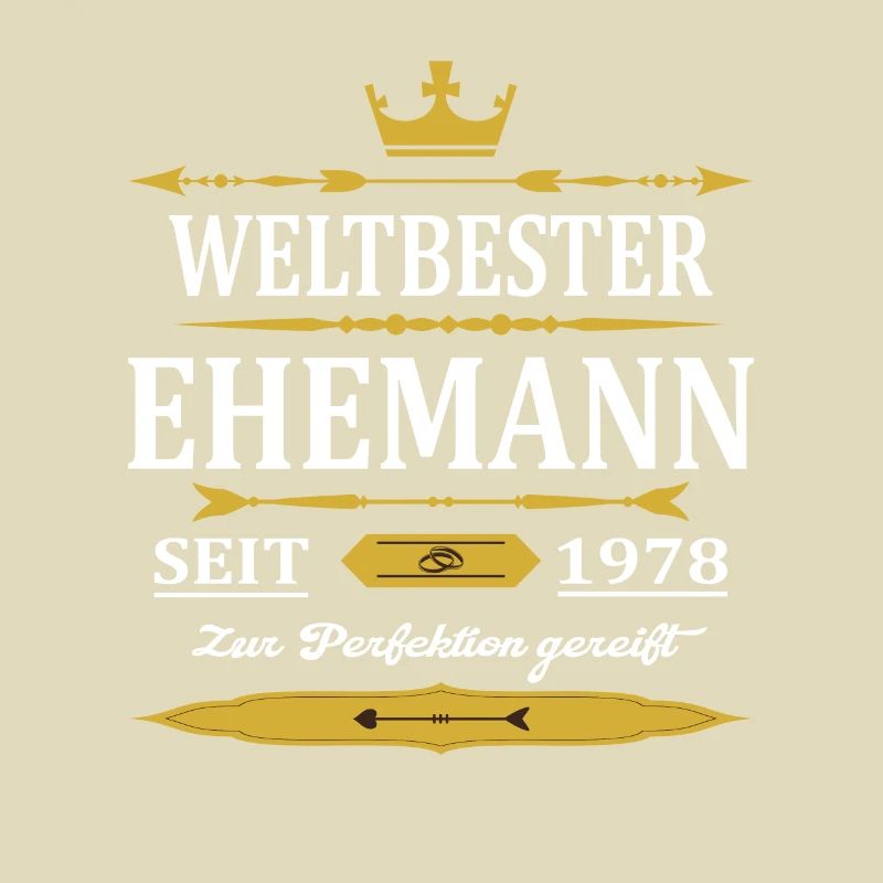 Weltbester Ehemann Seit 1978 Vintage Hochzeitstag