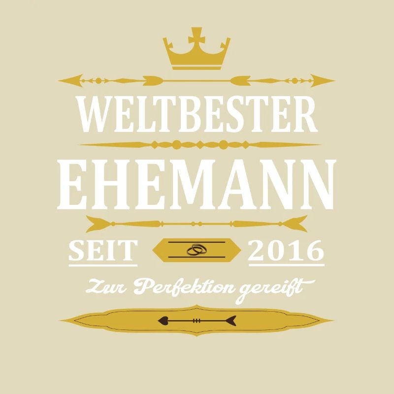 Weltbester Ehemann Seit 2016 Vintage Hochzeitstag