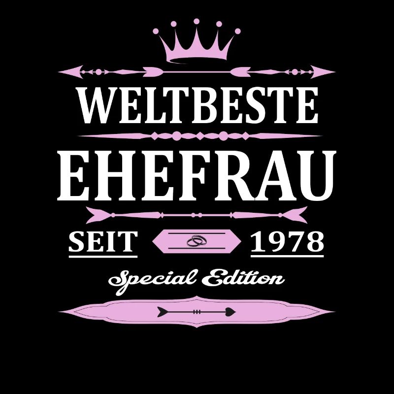 Weltbeste Ehefrau Seit 1978 Vintage Hochzeitstag