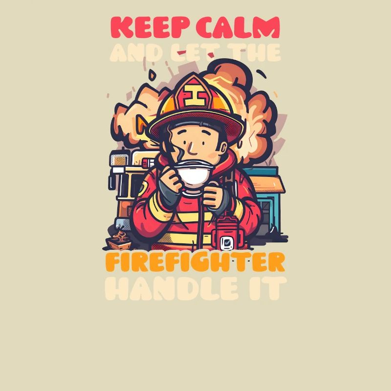 Firefighter Keep Calm Firefighter Handle It