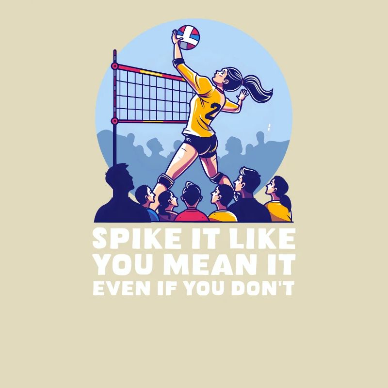 Volley-ball Spike comme vous le pensez, même si vous ne le faites pas