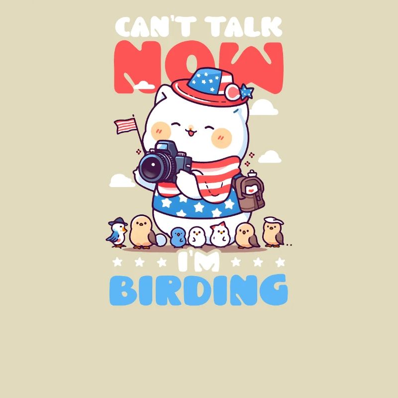 Birdwatcher Can't Talk I'm Birding