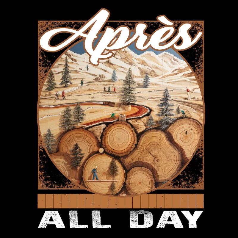 Apres All Day Ski Tree Ring History Skiing
