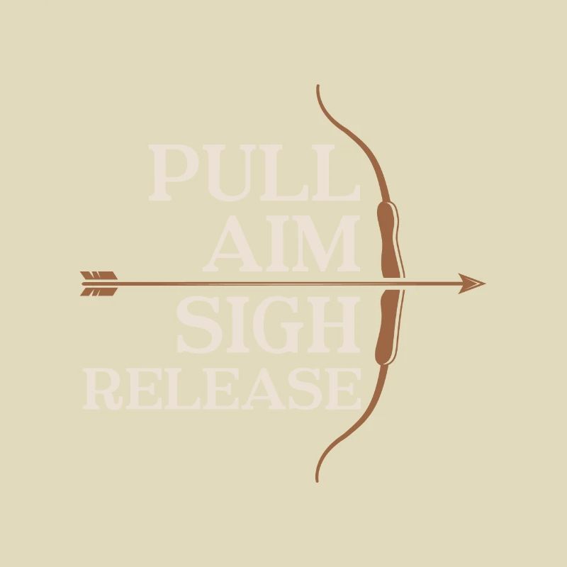 Pull Aim Sigh Release - Archer Bow