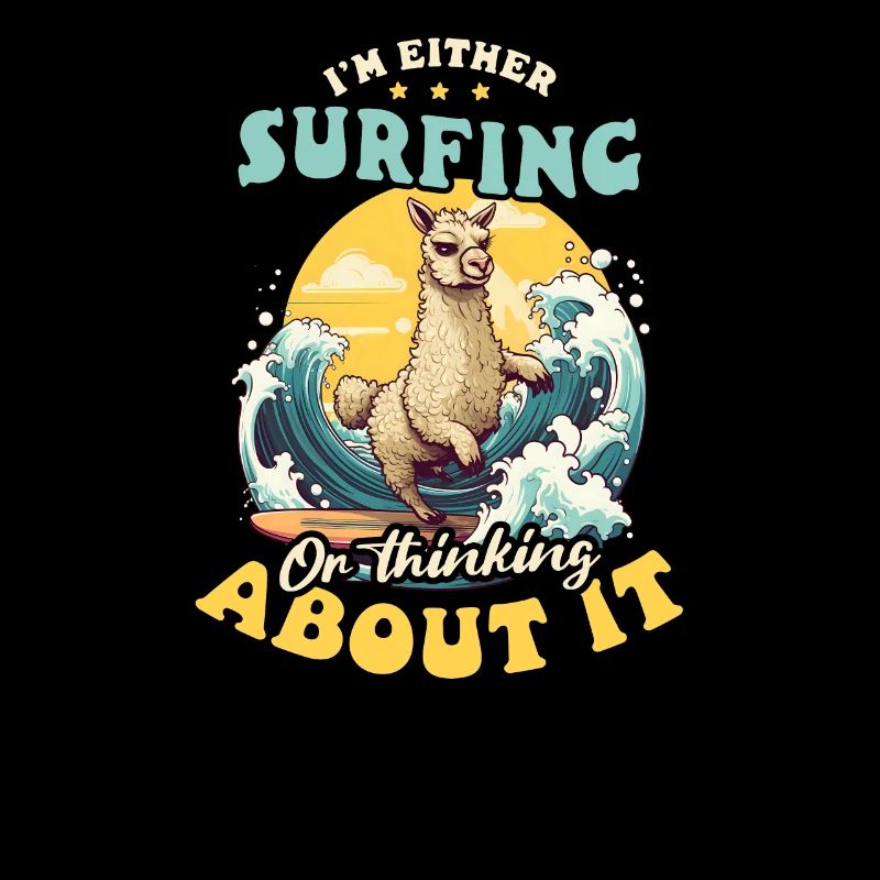 Surfer Surfen oder denken Sie darüber nach