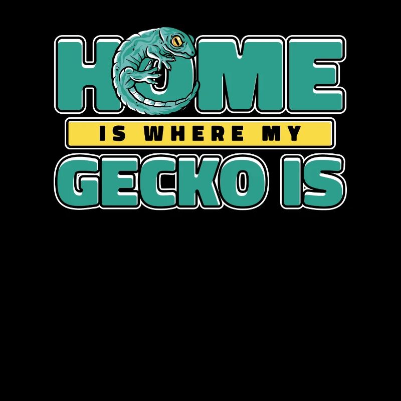 Home Is Where My Gecko Is Crested Lizard Leopard
