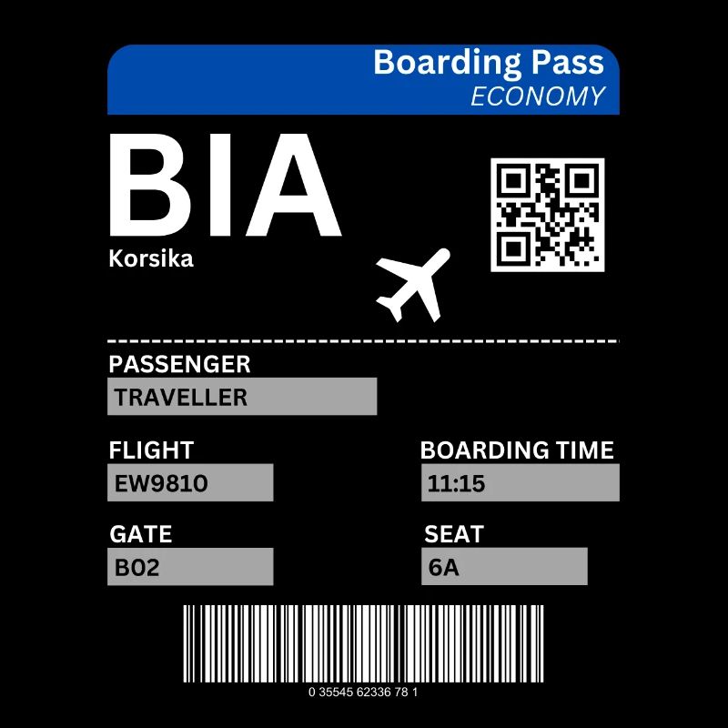Korsika Frankreich Urlaub Flugticket Idee